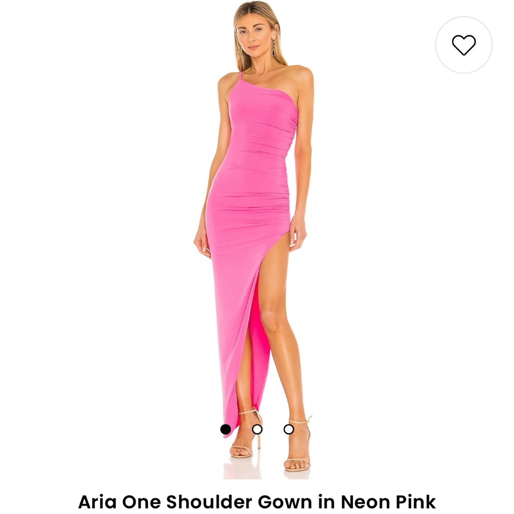 NEW tags on Nookie One Shoulder Pink Dress Gown